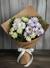 Букет цветов из:  Хризантемы и Розы в Варна