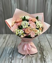 Букет цветов из:  Гвоздики, Розы и Хризантемы в Варна