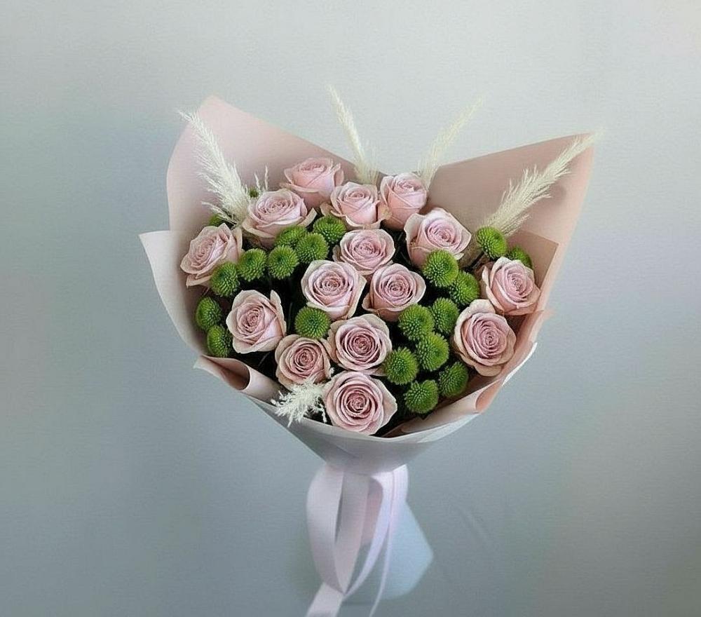 Букет цветов из: Розы и Хризантемы в Варна