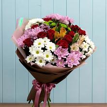 Букет цветов из:  Розы, Хризантемы и Альстромерии в Варна