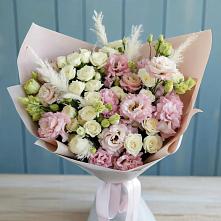 Букет цветов из:  Альстромерии и Розы в Варна